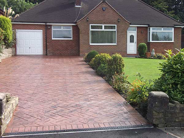 imprinted stamped concrete in Nottinghamshire