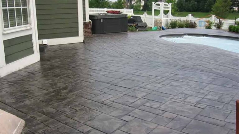 Ideas And Tips For Decorative Stamped Concrete Driveways