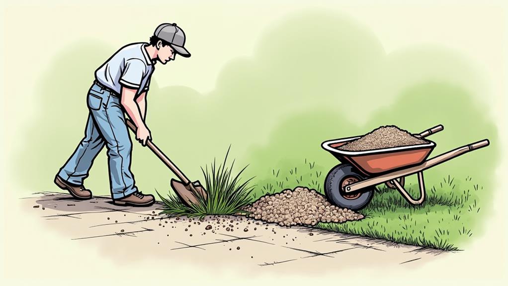 laying the foundation down