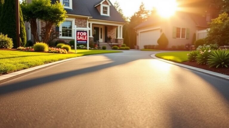 driveway enhances home appeal