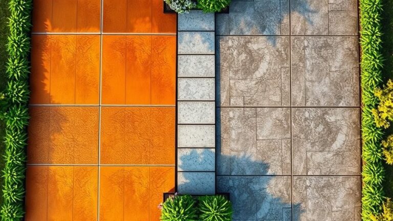 resin or concrete driveways