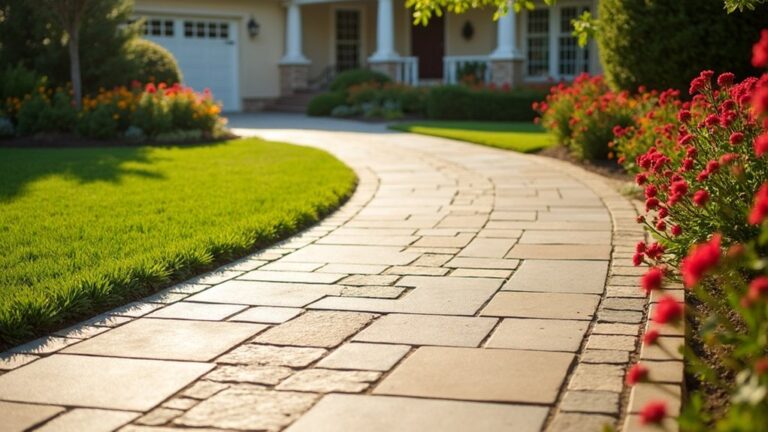 coordinating driveway and home