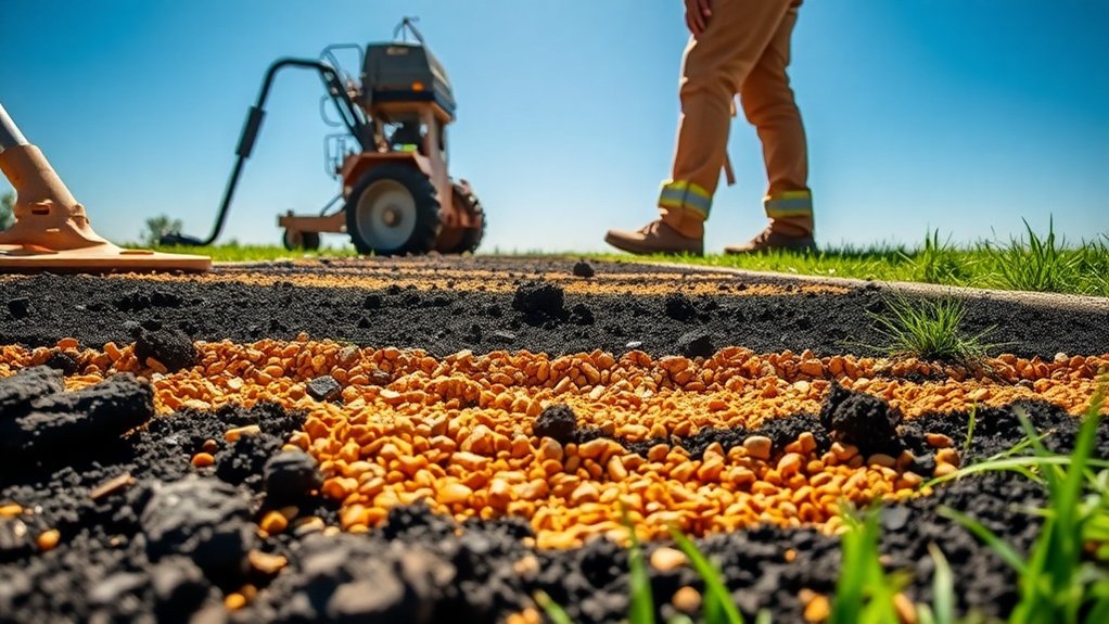 ground preparation for driveways