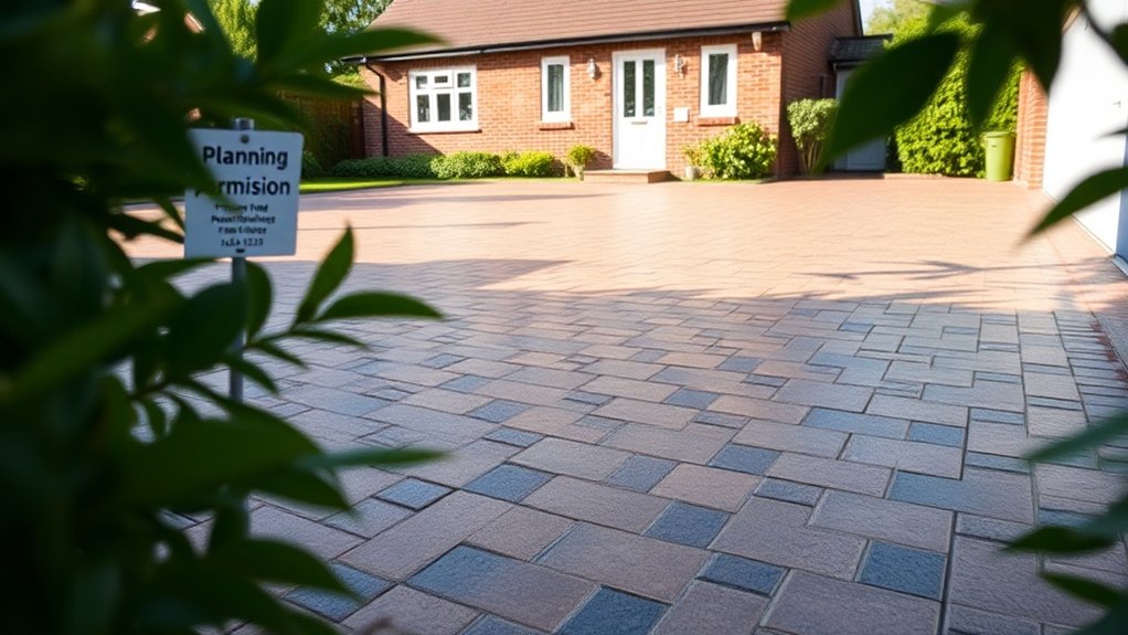 resin driveway planning permissions