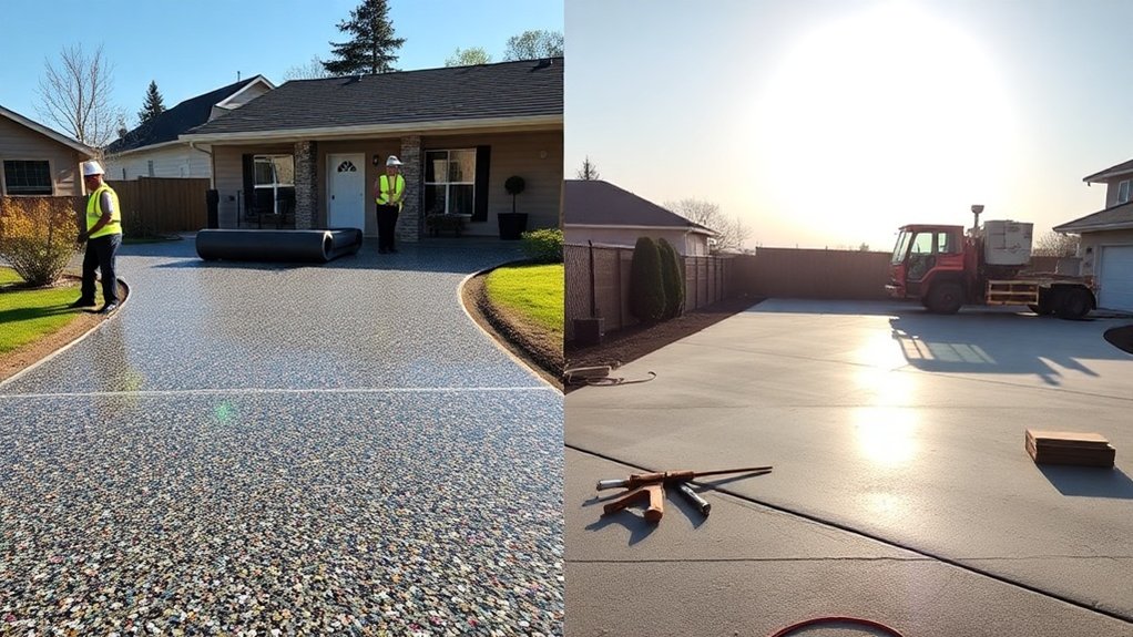 resin driveways require skilled labor