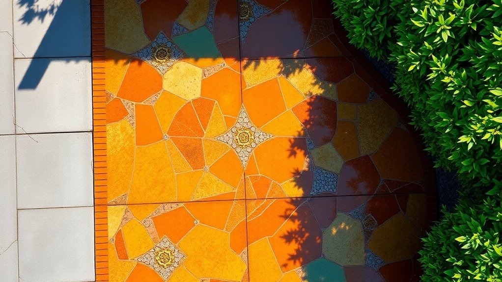unique resin driveway customization