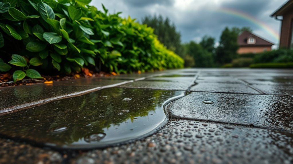 weather impacts driveway durability