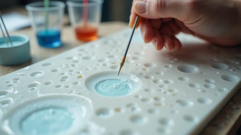 patching small resin holes