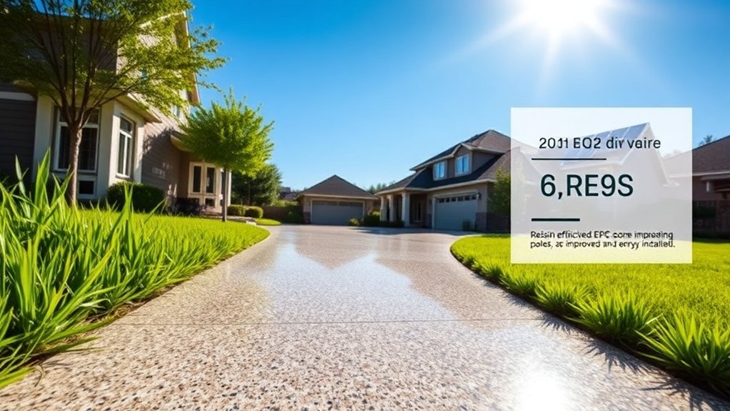 resin driveways enhance epc