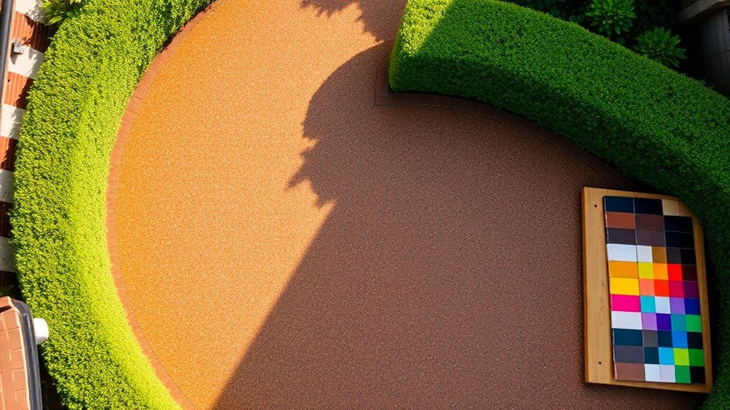 customizable resin driveway design