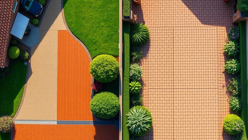 flexible and customizable driveways
