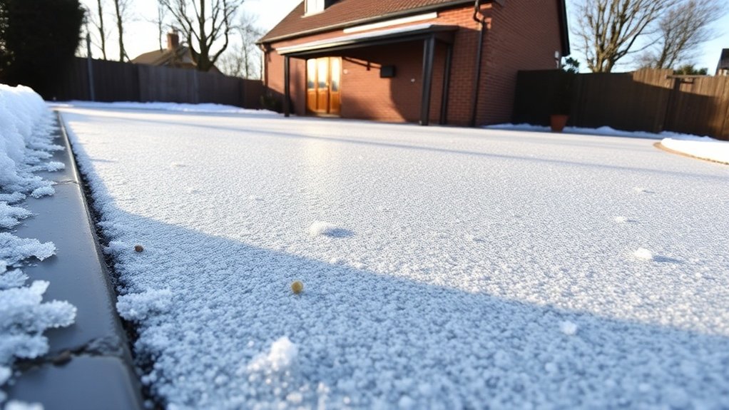 cold climate resin installation