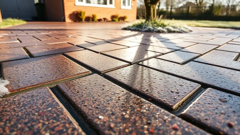 resin driveways freeze thaw resilience