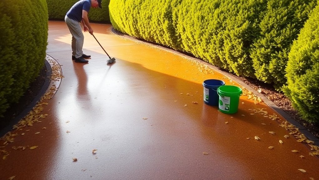 seasonal resin driveway care