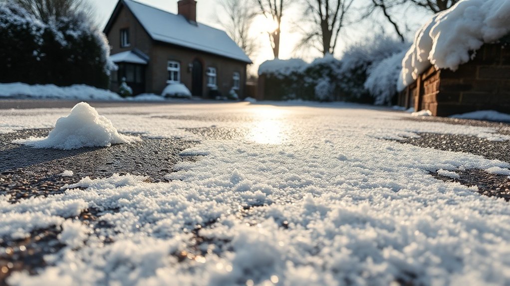 winter resin driveway care