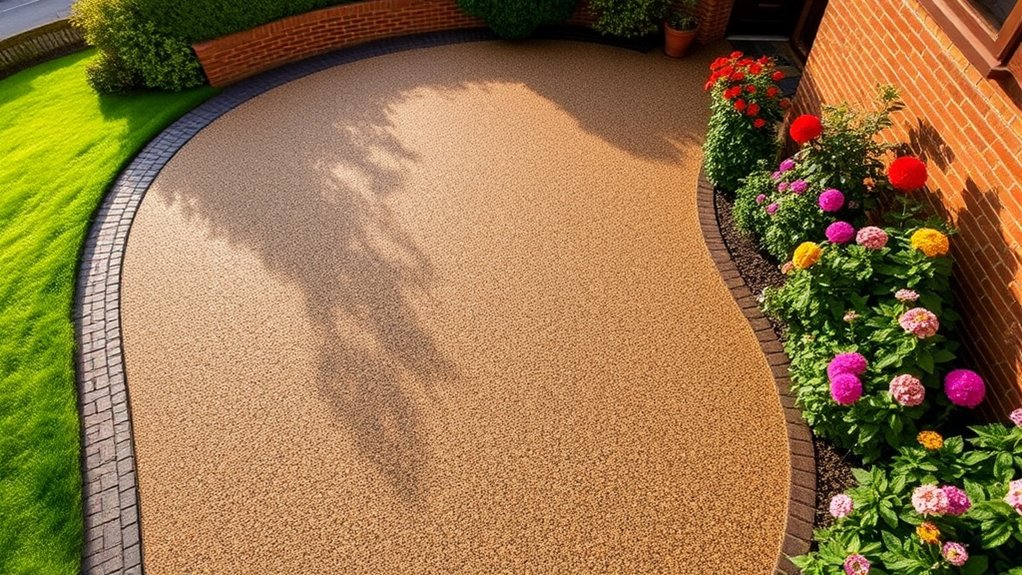 durable visually appealing driveways