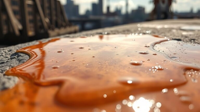resin application on concrete