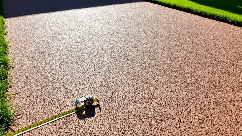 resin driveway thickness matters
