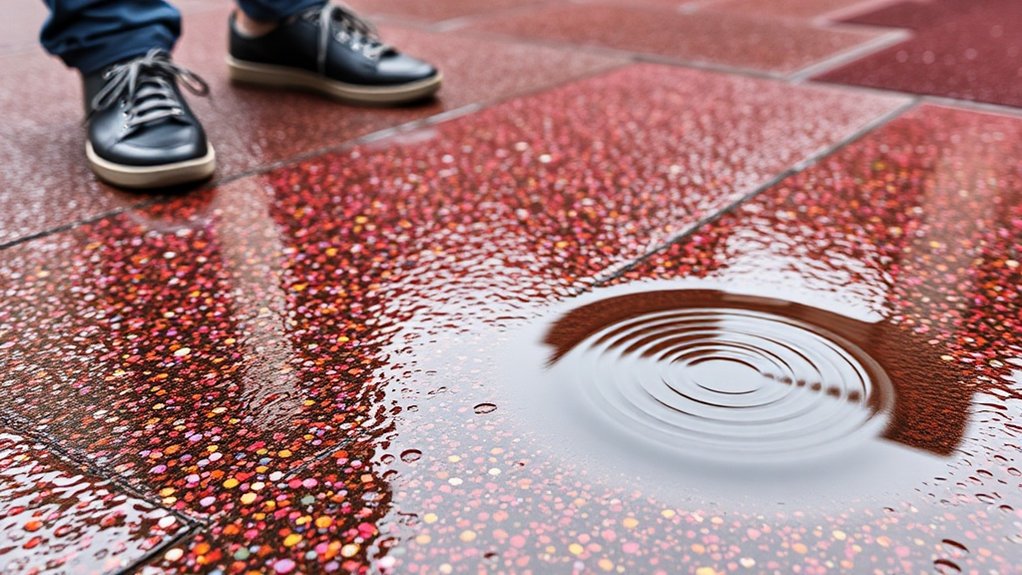 slip resistance in driveways